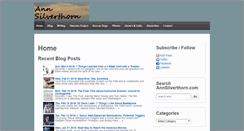 Desktop Screenshot of annsilverthorn.com